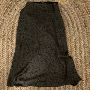 Aritzia Babaton Slip Satin Maxi Skirt